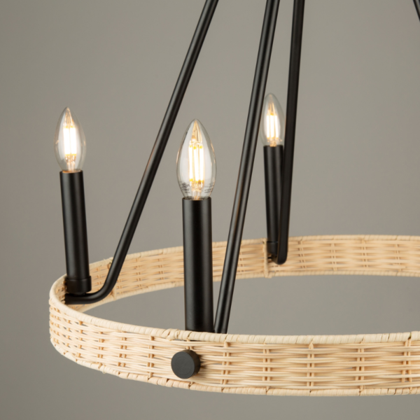 eclairage - chandelier -artcraft - AC11715BK