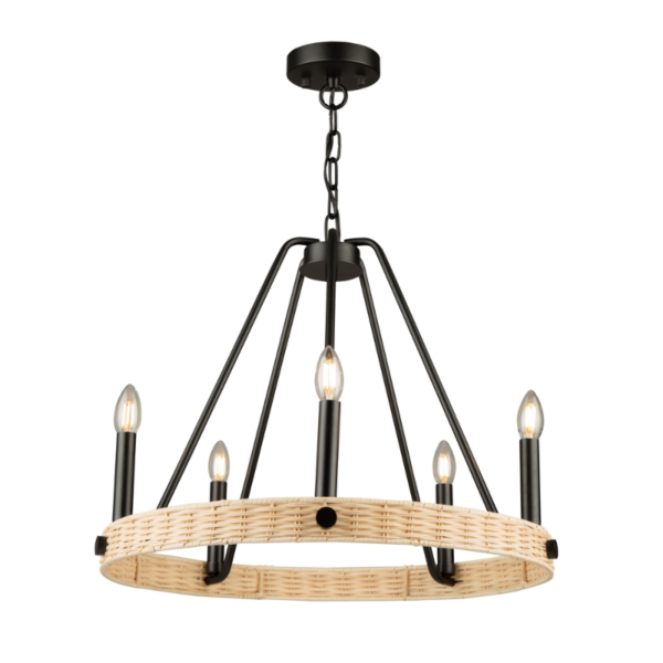 eclairage - chandelier -artcraft - AC11715BK