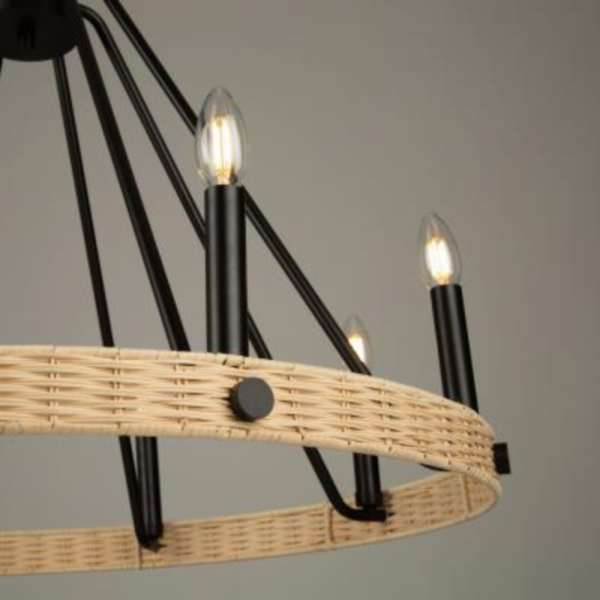 eclairage - chandelier -artcraft - AC11718BK