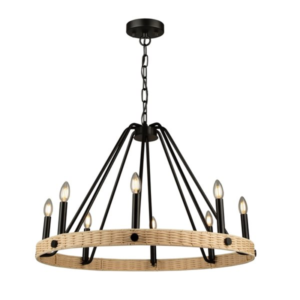 eclairage - chandelier -artcraft - AC11718BK