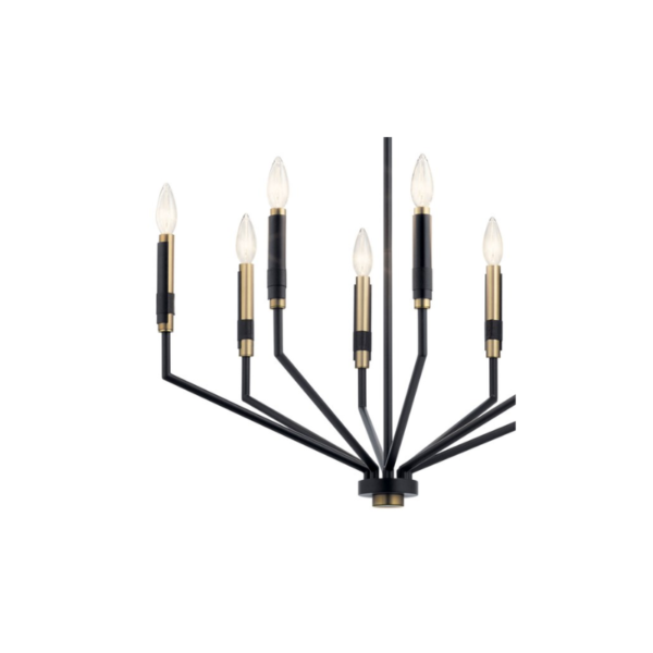 eclairage -chandelier - kichler - 52349BK (2)