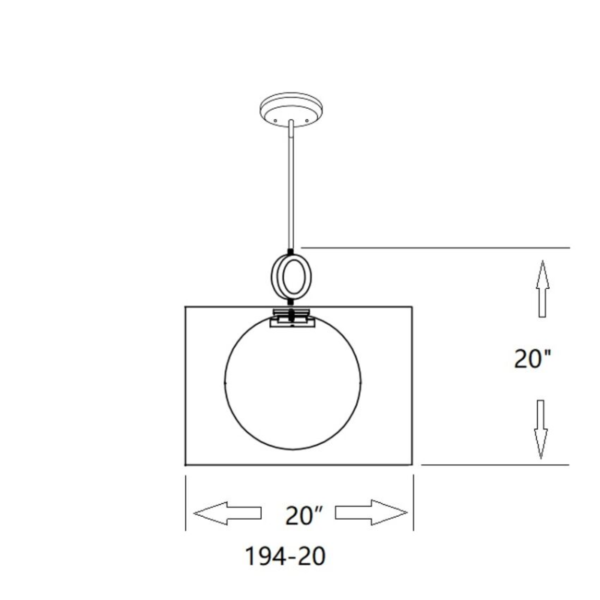 eclairage-suspension-zlite-19420GC