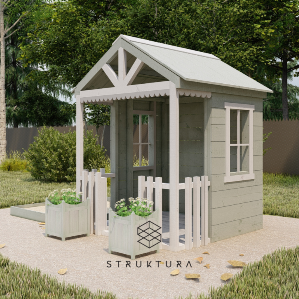 Maisonnette enfant La Jardinière Champêtre Struktura Design 2025